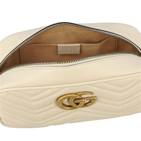 white gucci bag reviews|Gucci white crossbody bag.